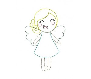 Stickdatei - zARTbesaitet - Engel Doodle